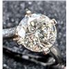 Image 1 : 14K WHITE GOLD 2.29G 1.01CT NATURAL DIAMOND RING