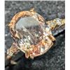 Image 3 : 10K YELLOW GOLD 1.45G 3CT MORGANITE&LAB DIA 0.05CT