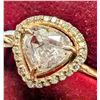 Image 3 : 10K YELLOW GOLD 1.8G 1.1CT+0.25CT NATURAL DIAMOND