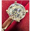 Image 2 : 14K WHITE GOLD 2.4G 1.3CT LAB DIAMOND RING SIZE 6