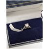 Image 6 : 14K WHITE GOLD 3.1G 1CT LAB DIAMOND SI FG RING