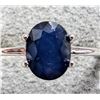 Image 3 : SILVER SAPPHIRE 1CT RING