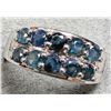 Image 1 : SILVER BLUE SAPPHIRE RING