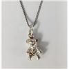 Image 2 : SILVER BEAR 16" NECKLACE