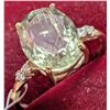 Image 1 : 10K YELLOW GOLD 1.8G ZULTANITE 1.6CT AND DIAMOND