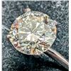 Image 4 : 14K WHITE GOLD 2.76G LAB DIAMOND 2.6CT RING