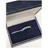 Image 6 : 14K WHITE GOLD 4.23CT LAB BLUE DIAMOND 1.4CT RING