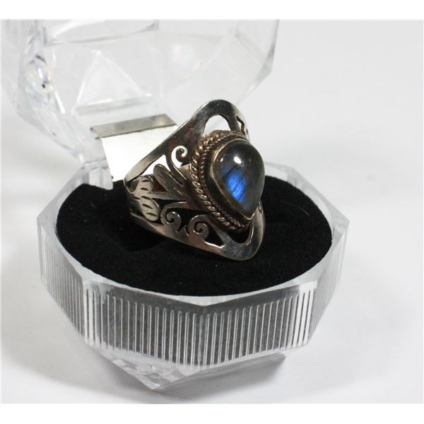 STAMPED 925 SILVER SIZE 5.5 RING.
