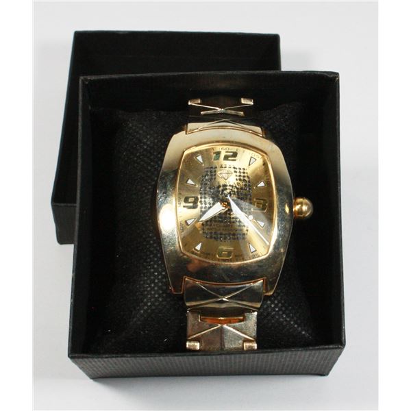 ICE STAR QUATZ STAINLESS STEEL WRIST WATCH