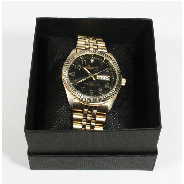 PENMANS GOLD TONE WRIST QUARTZ WATCH