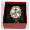 Image 1 : XOXO 2 TONE RHINESTONE ACCENT WRIST WATCH
