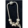 Image 2 : SILVER PANDORA STYLE 22G 7.5" BRACELET