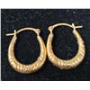 Image 2 : 10K 0.59G CRYSTAL HOOP EARRINGS
