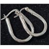 Image 2 : SILVER HOOP EARRINGS