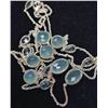 Image 1 : SILVER 17G 36" GEMSTONE NECKLACE
