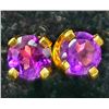 Image 1 : 14K AMETHYST 3MM EARRINGS