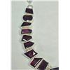 Image 2 : SILVER GARNET 48G APP 50CT 18" NECKLACE