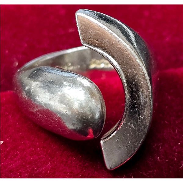 SILVER 12.85G RING (~SIZE 5)