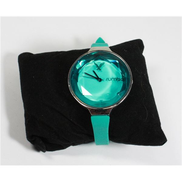 RUMBA TIME WOMENS WATCH, TEAL