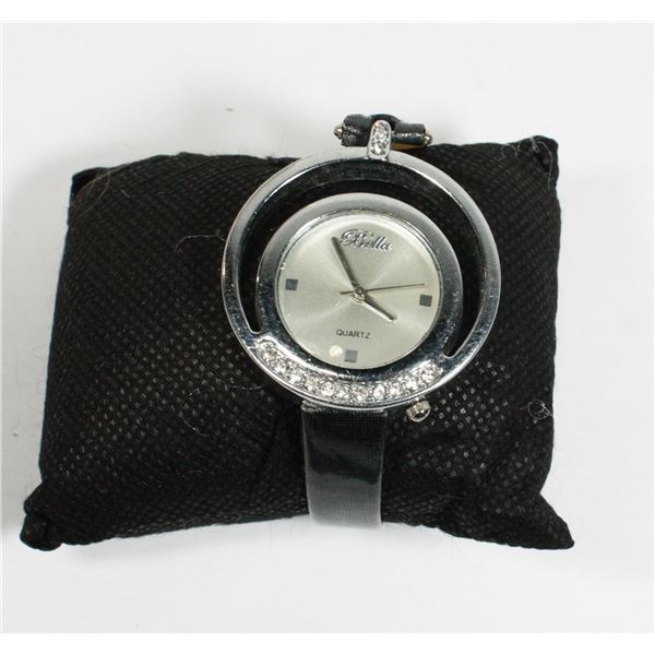 BELLA WOMENS WATCH, RHINESTONE ACCENTS