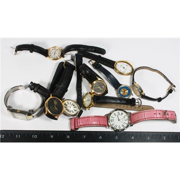 LOT OF WOMENS WATCHES VARYING CONDITIONS UNTESTED