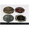Image 1 : FOUR BELT BUCKLES INCLUDING SISKIYOU SQUARE