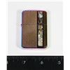 Image 1 : SHELL INLAY RAINBOW METAL LIGHTER BY STAR LIGHTERS