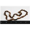 Image 1 : TIGER EYE STONE BEAD NECKLACE