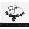 Image 1 : AVON MARKED SP BLACK AND CLEAR RHINESTONE CHOKER