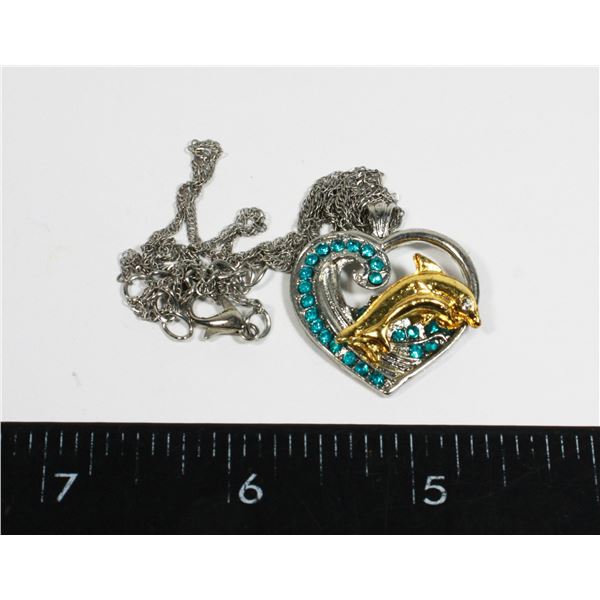 DOLPHIN DESIGN NECKLACE