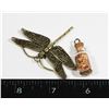 Image 1 : DRAGON FLY PENDANT SOLD WITH MINI BOTTLE PENDANT