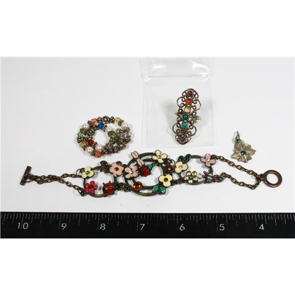 BUTTERFLY DESIGN BRACELETS, TOGGLE BRACELET NEEDS