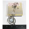 Image 1 : SILVER TONE ORB PENDANT AND CHAIN