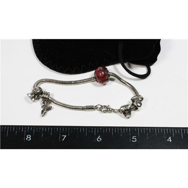 I LOVE SHOPPING CHARM BRACELET