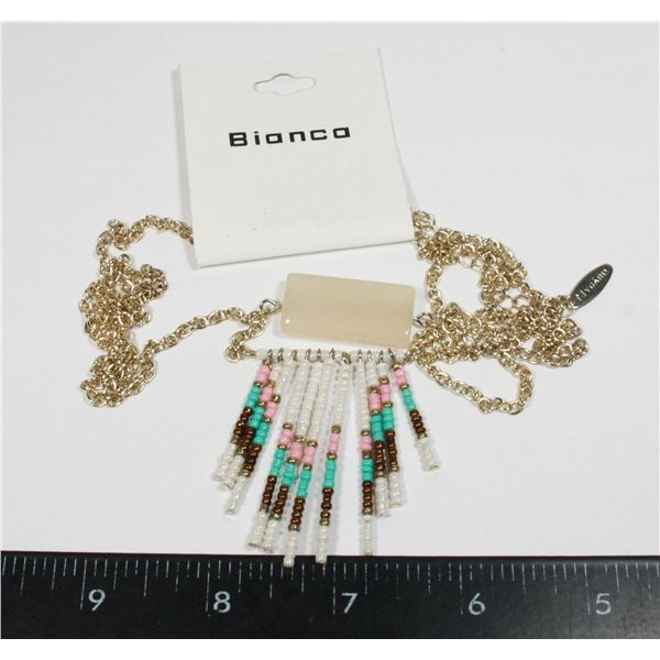 BIANCA 32" LONG CHAIN NECKLACE STILL ON TAG