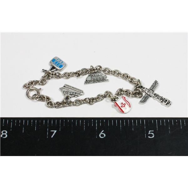 CHARM BRACELET CANADA MALIGNE LAKE COLUMBIA