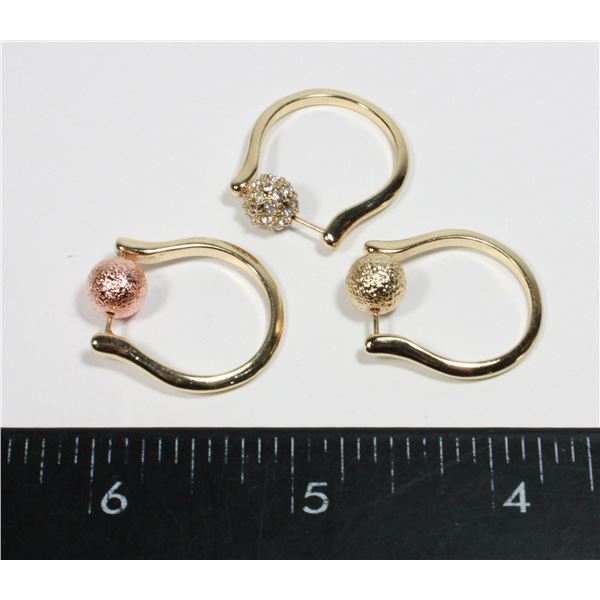 SET OF 3 DECORATIVE CLASP HOOK ANKER ACCESSORIES