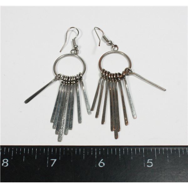 SILVER TONE EARRINGS