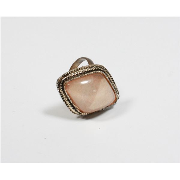 VINTAGE ROSE COLOR DIAMOND SHAPE SIZE 9  RING