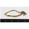 Image 1 : "AMANDA" GOLD TONE ID BRACELET