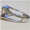 Image 3 : SILVER CUBIC ZIRCONIA RING (~SIZE 7)(WEIGHT 9.53G)