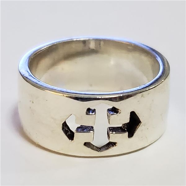 SILVER RING (~SIZE 5.5)(~WEIGHT 7.25G)