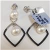 Image 1 : SILVER FRESHWATER PEARL(10.1CT) EARRINGS