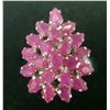 Image 2 : SILVER RUBY(6CT) RING (~SIZE 6)(~WEIGHT 8.25G)