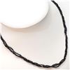 Image 3 : SILVER TRIPLE STRAND SPIRAL NECKLACE