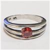 Image 1 : SILVER CUBIC ZIRCONIA RING (~SIZE 7)(WEIGHT 3.23G)