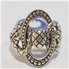 Image 1 : SILVER RING (~SIZE 8)(~WEIGHT 6.07G)