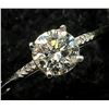 Image 3 : 10K WHITE GOLD LAB DIAMOND(0.76CT) NATURAL(0.05CT)