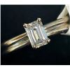 Image 2 : 14K WHITE GOLD LAB DIAMOND(0.5CT) 5.42G RING