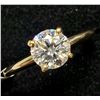 Image 1 : 10K YELLOW GOLD MOISSANITE(1CT) RING